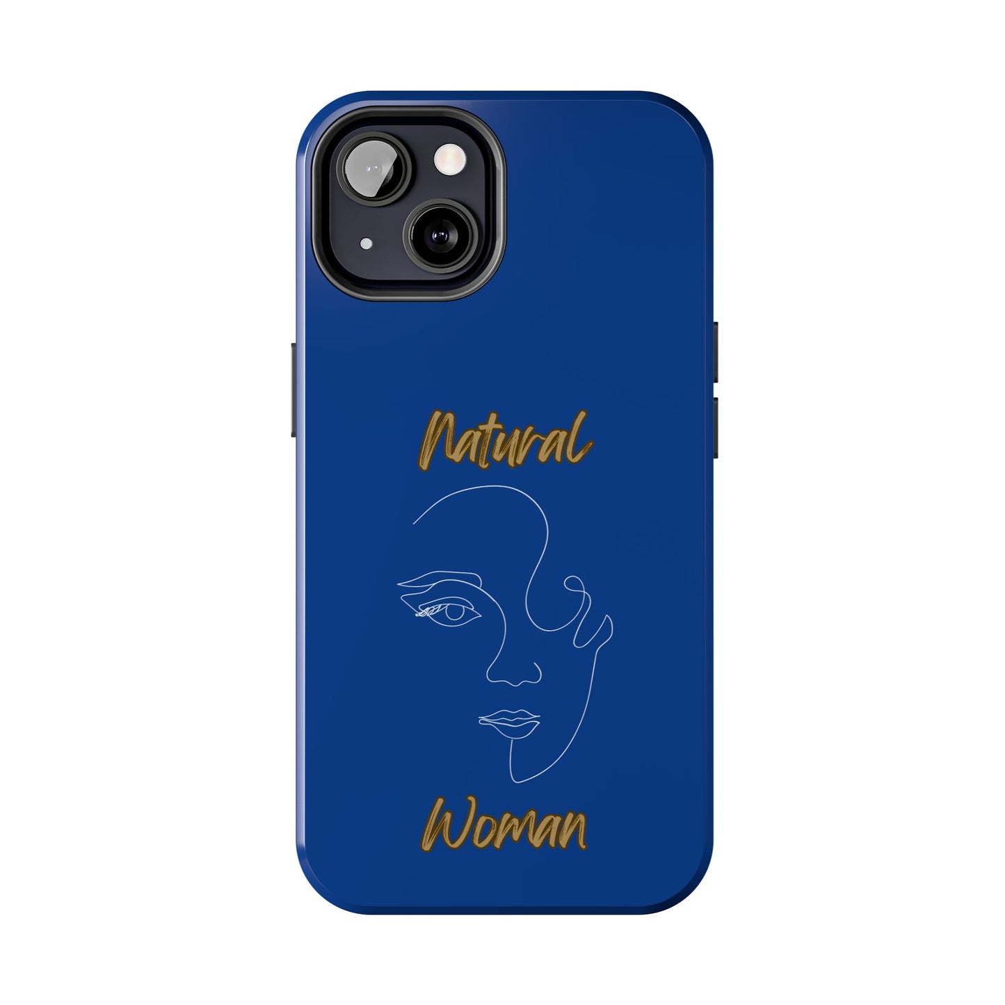 Natural Woman Looking (WL)Tough Phone Cases DARK BLUE
