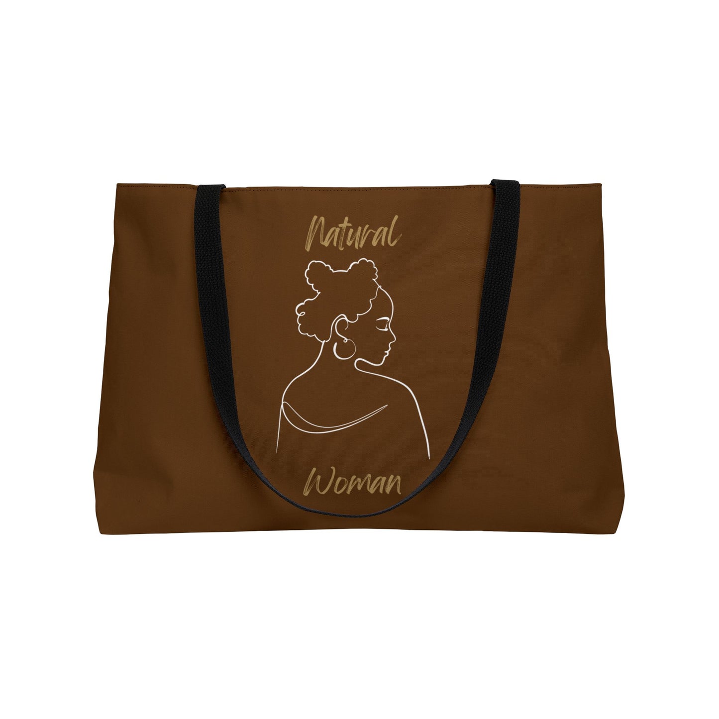 Natural Woman Twist (WL) Weekender Tote Bag BROWN