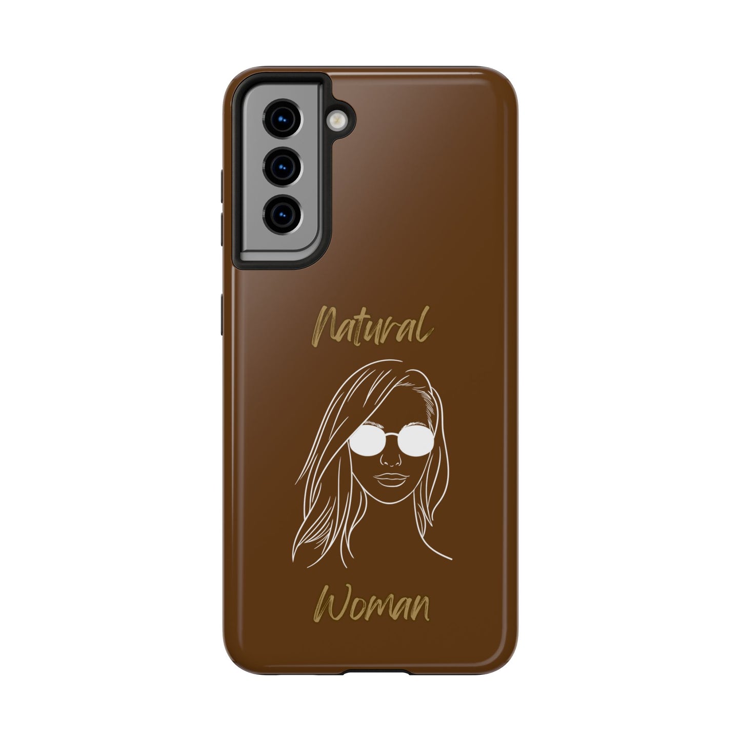 Natural Woman Shades (WL)Tough Phone Cases BROWN