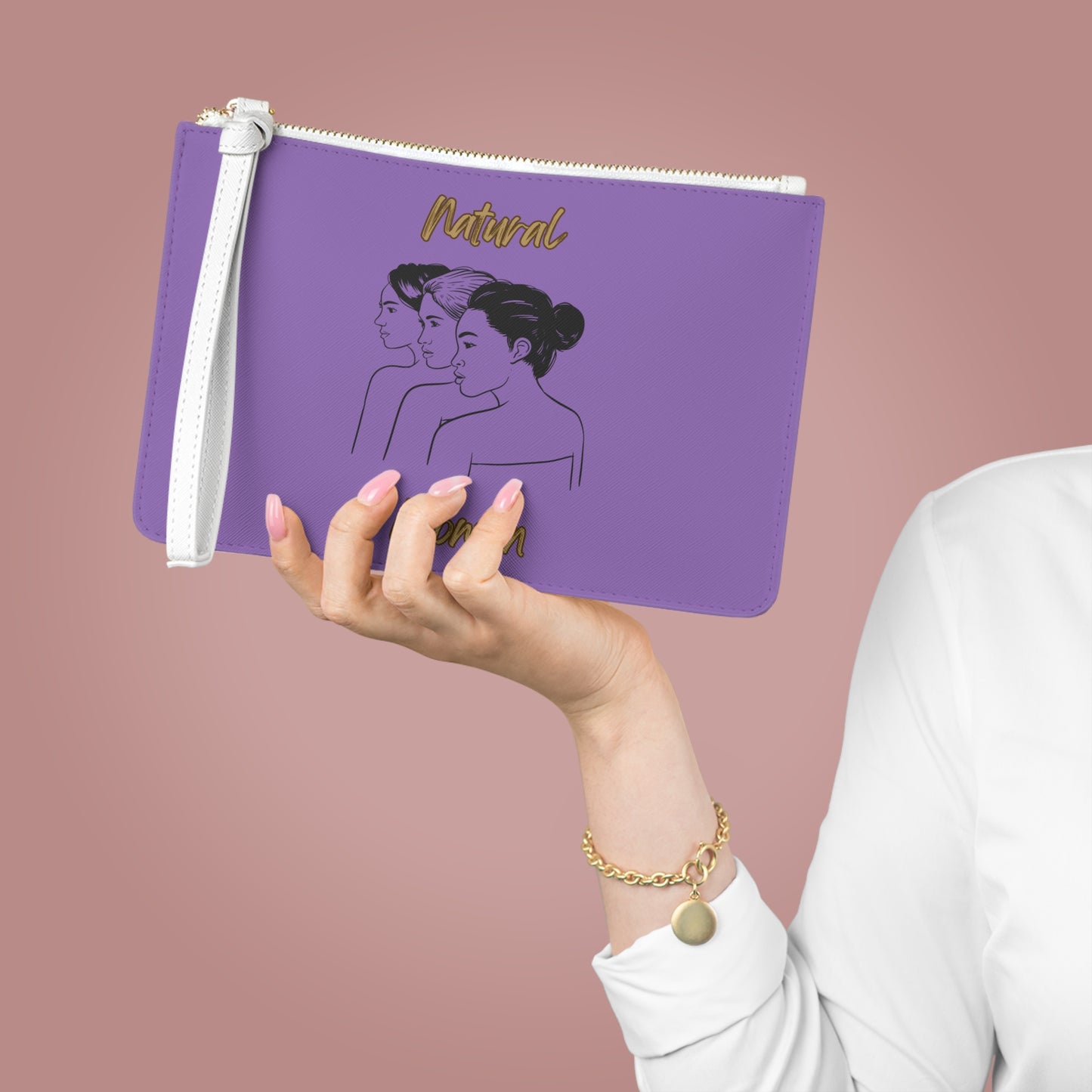 Natural Woman United Friends (BL) Clutch Bag LIGHT PURPLE