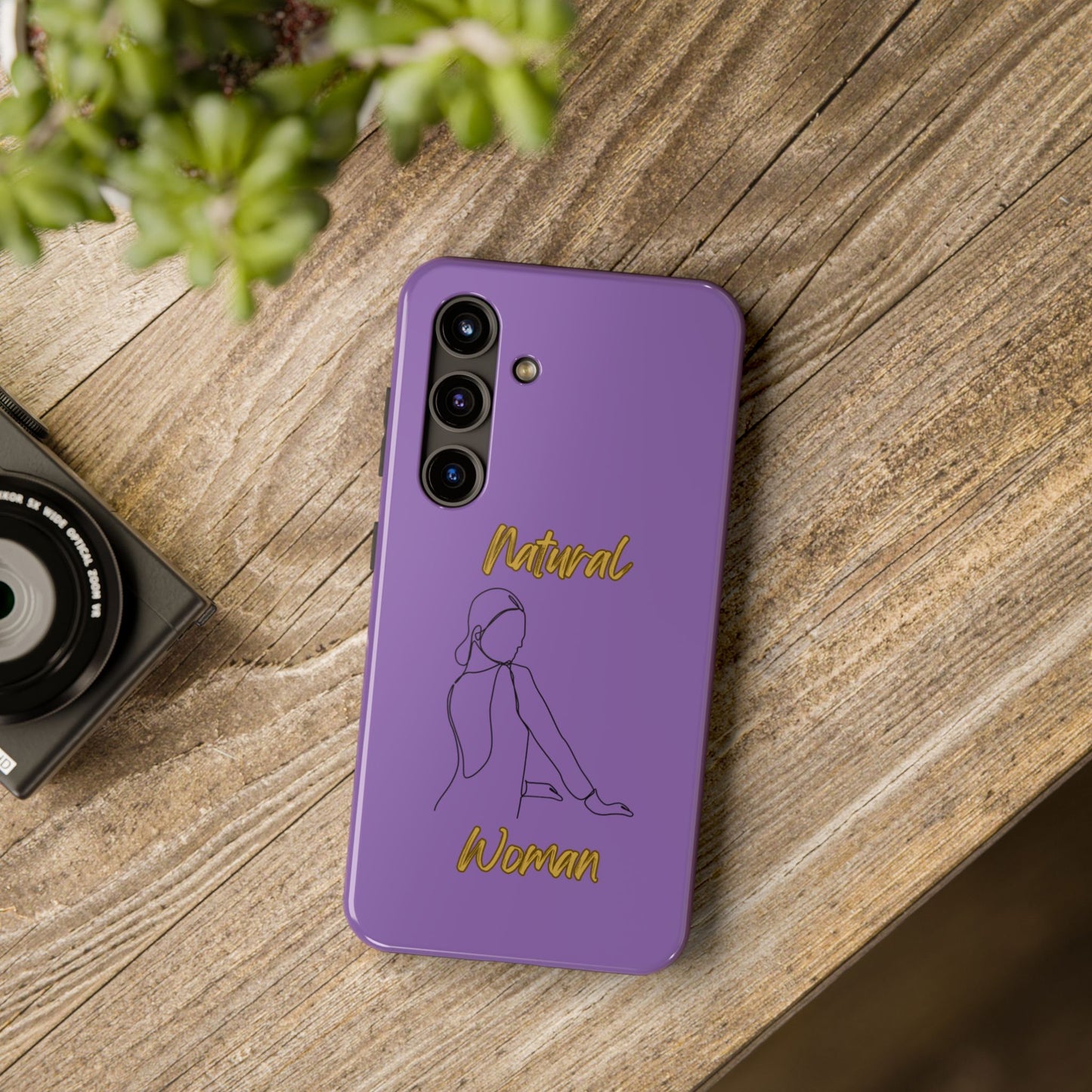 Natural Woman Hands Free (BL)Tough Phone Cases LIGHT PURPLE