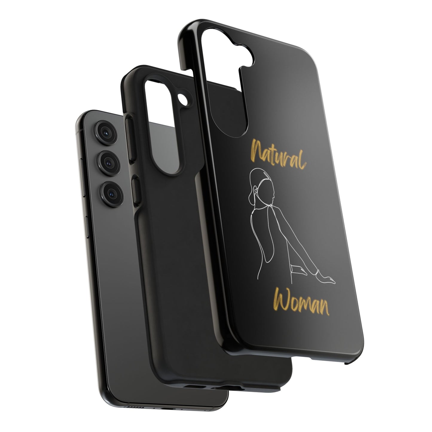 Natural Woman Hands Free (WL)Tough Phone Cases BLACK
