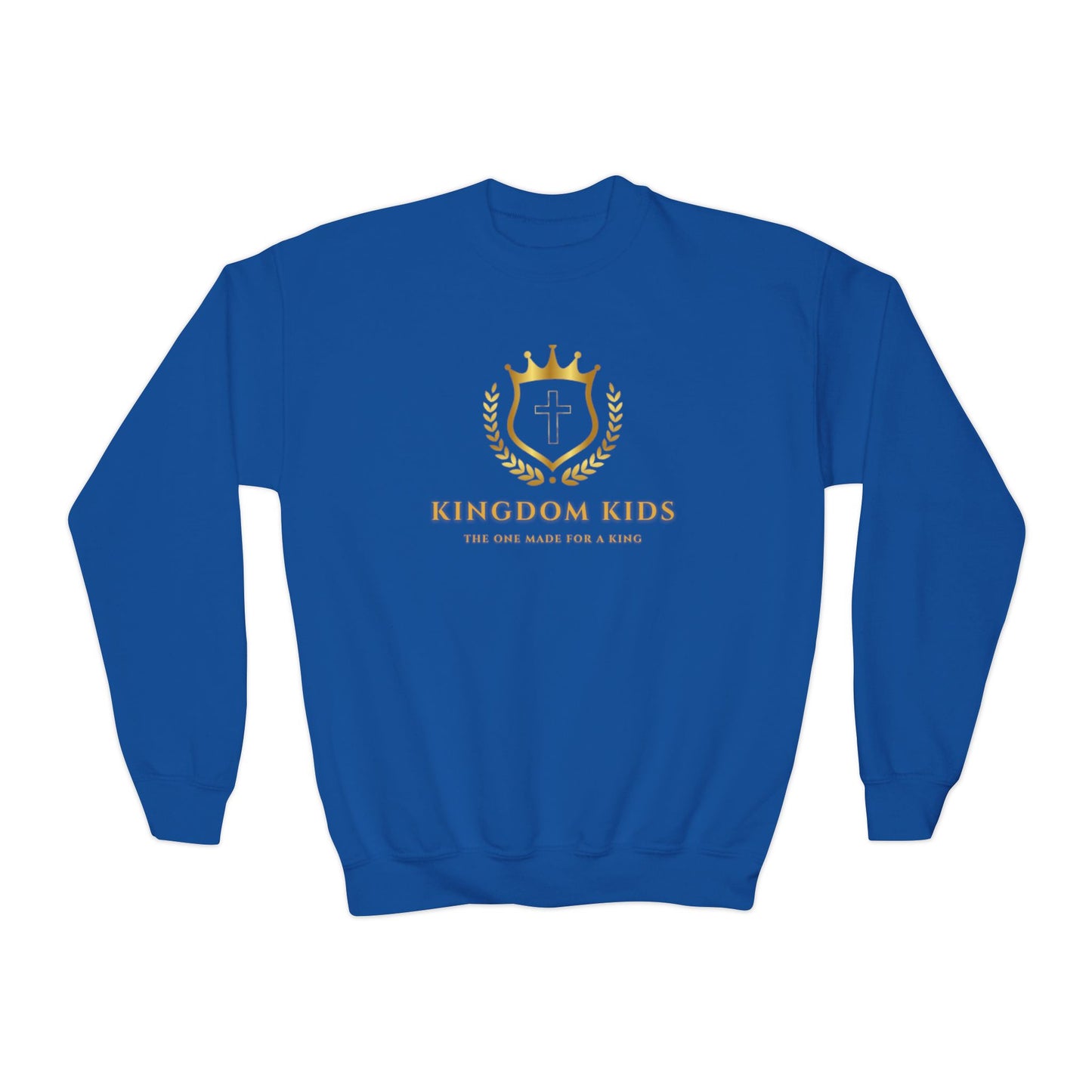 Kingdom Kids Youth Crewneck Sweatshirt - Faith-Inspired, Ephesians 6:1