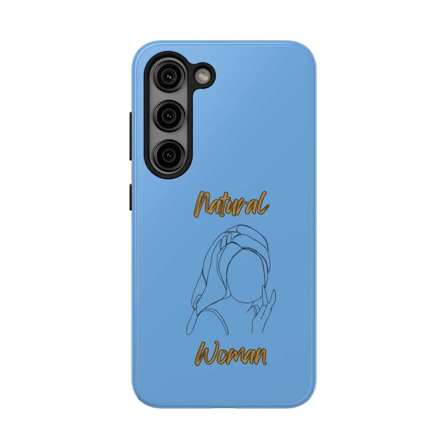 Natural Woman Towel Wrapped (BL)Tough Phone Cases LIGHT BLUE