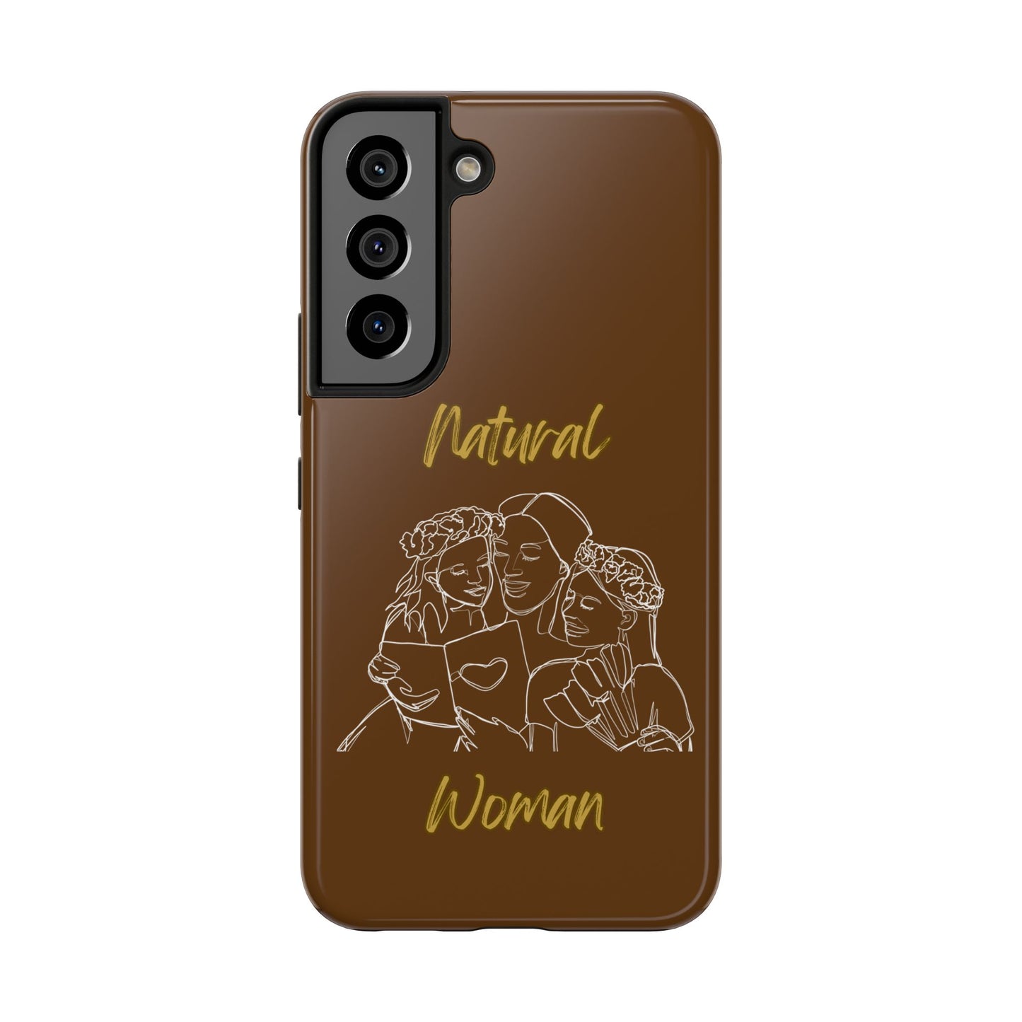 Natural Woman Me & My Girls (WL)Tough Phone Cases BROWN