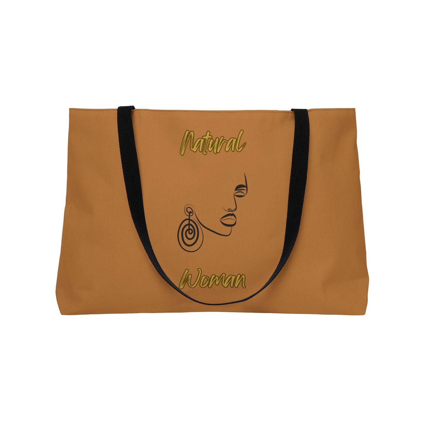 Natural Woman Music In My Soul (BL) Weekender Tote Bag LIGHT BROWN
