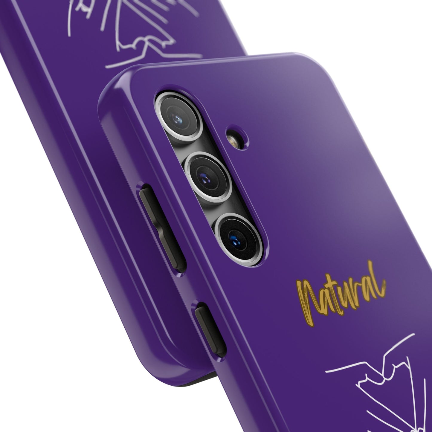 Natural Woman I Love You (WL)Tough Phone Cases PURPLE