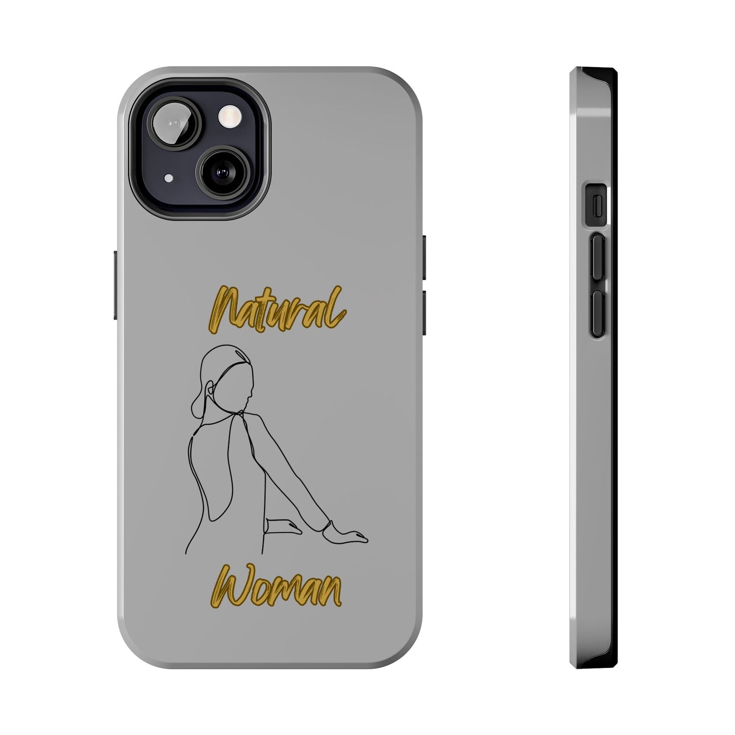 Natural Woman Hands Free (BL)Tough Phone Cases LIGHT GREY