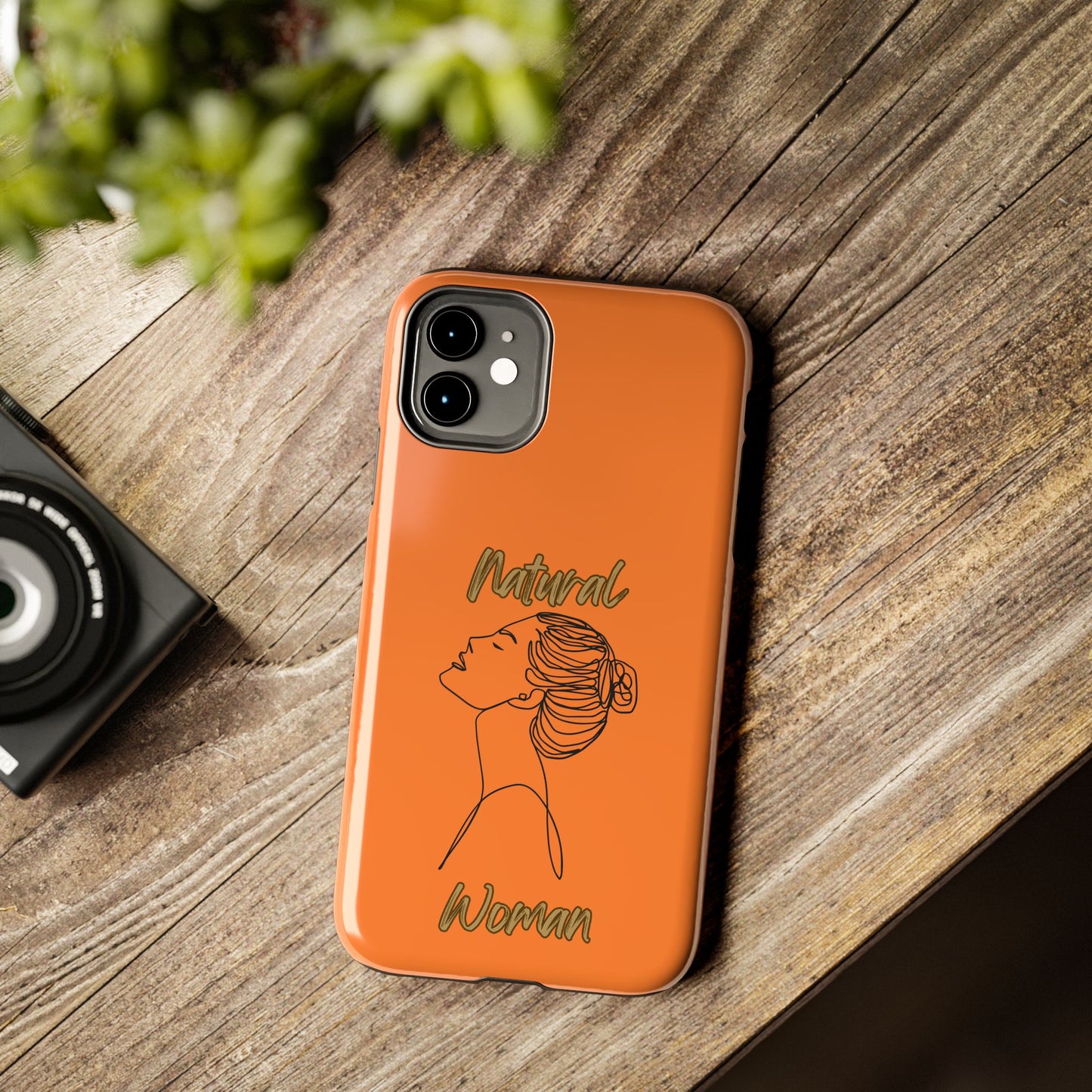 Natural Woman Wet Bun (BL) Tough Phone Cases CRUSTA