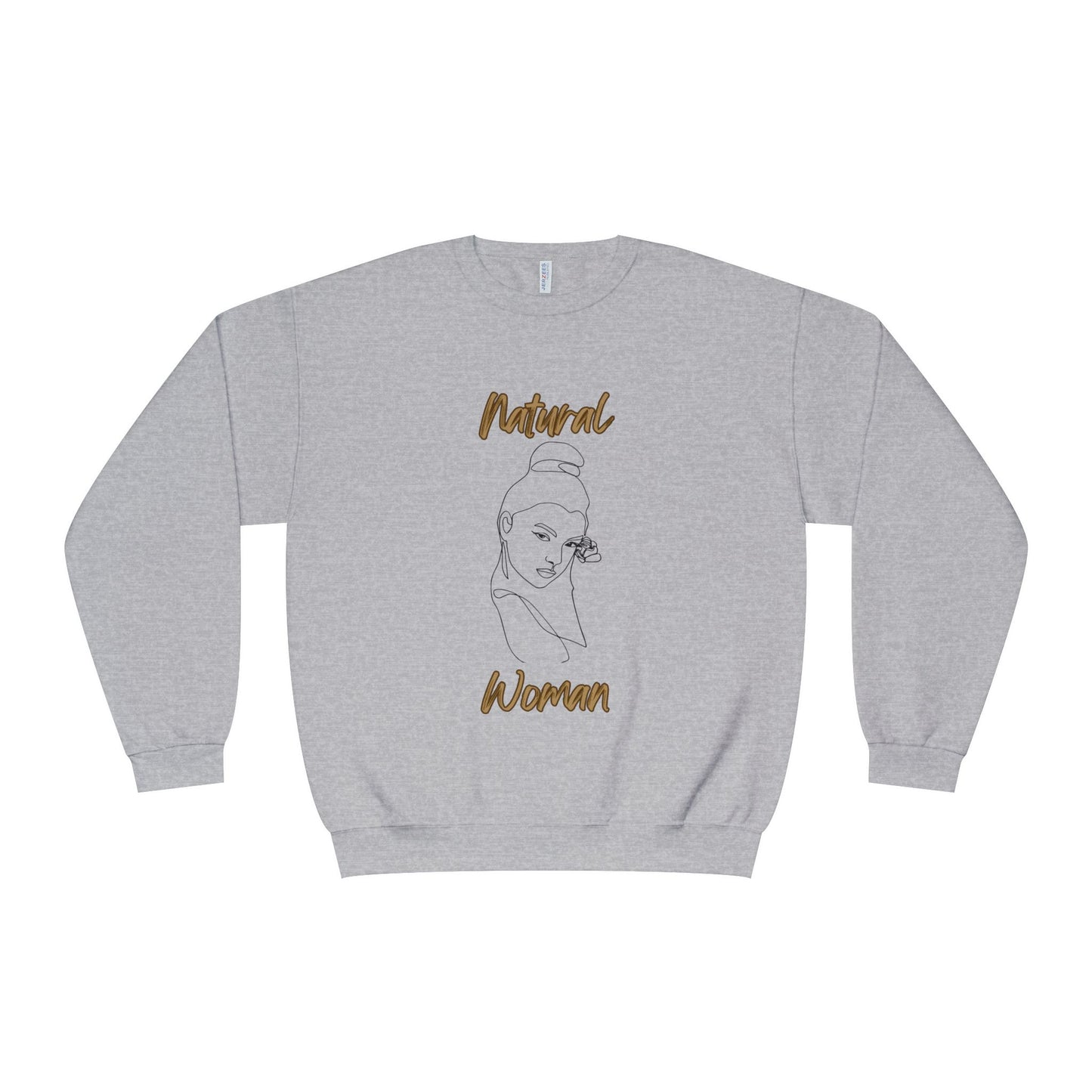 Natural Woman Sassy Bun (BL) Crewneck Sweatshirt