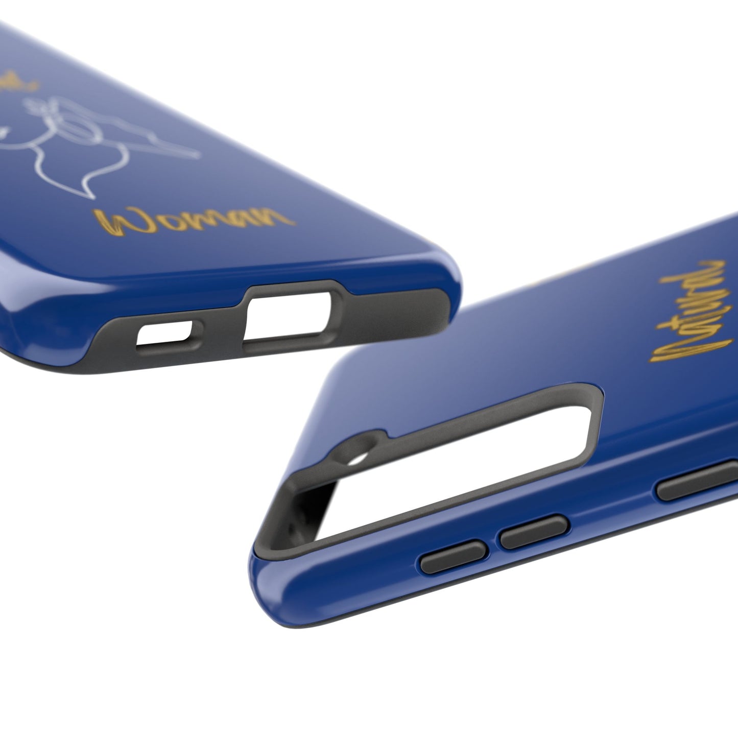 Natural Woman Lips (WL)Tough Phone Cases DARK BLUE