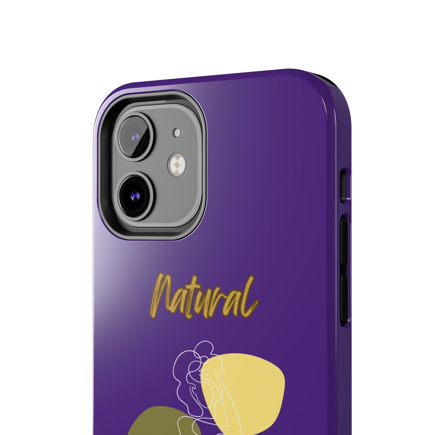 Natural Woman Colorful Pose (WL)Tough Phone Cases PURPLE