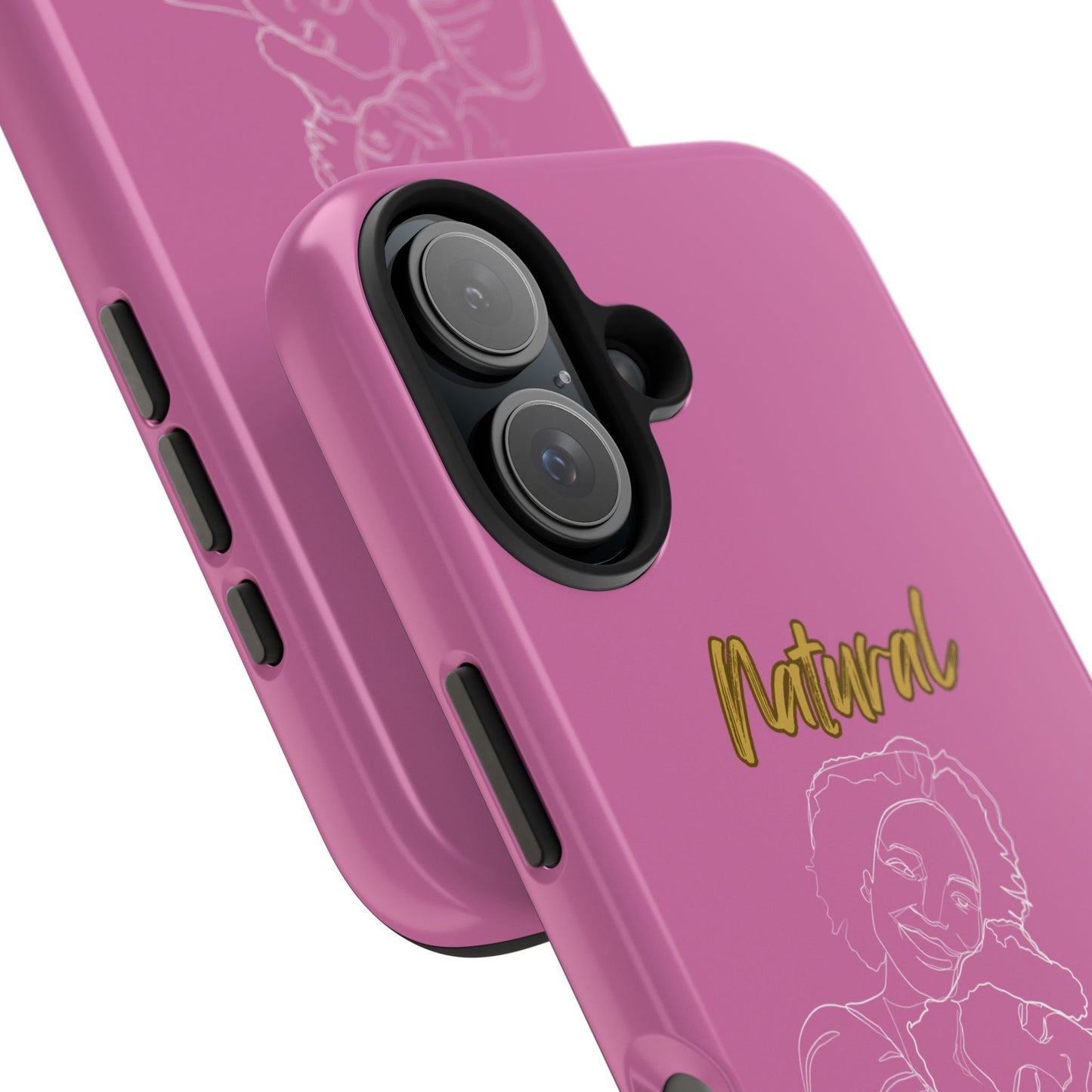 Natural Woman Loving Embrace (WL)Tough Phone Cases LIGHT PINK