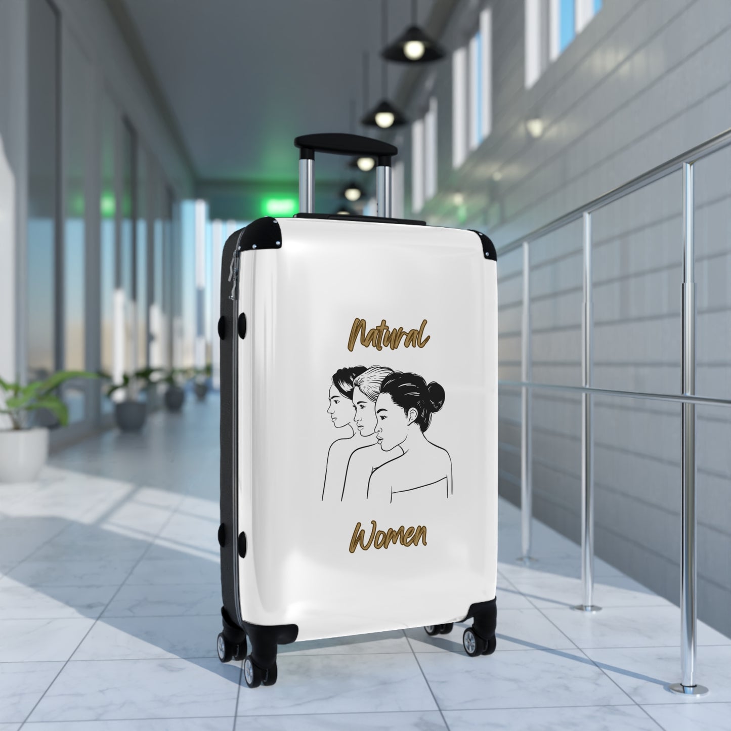 Natural Woman United Friends (BL) Suitcase WHITE