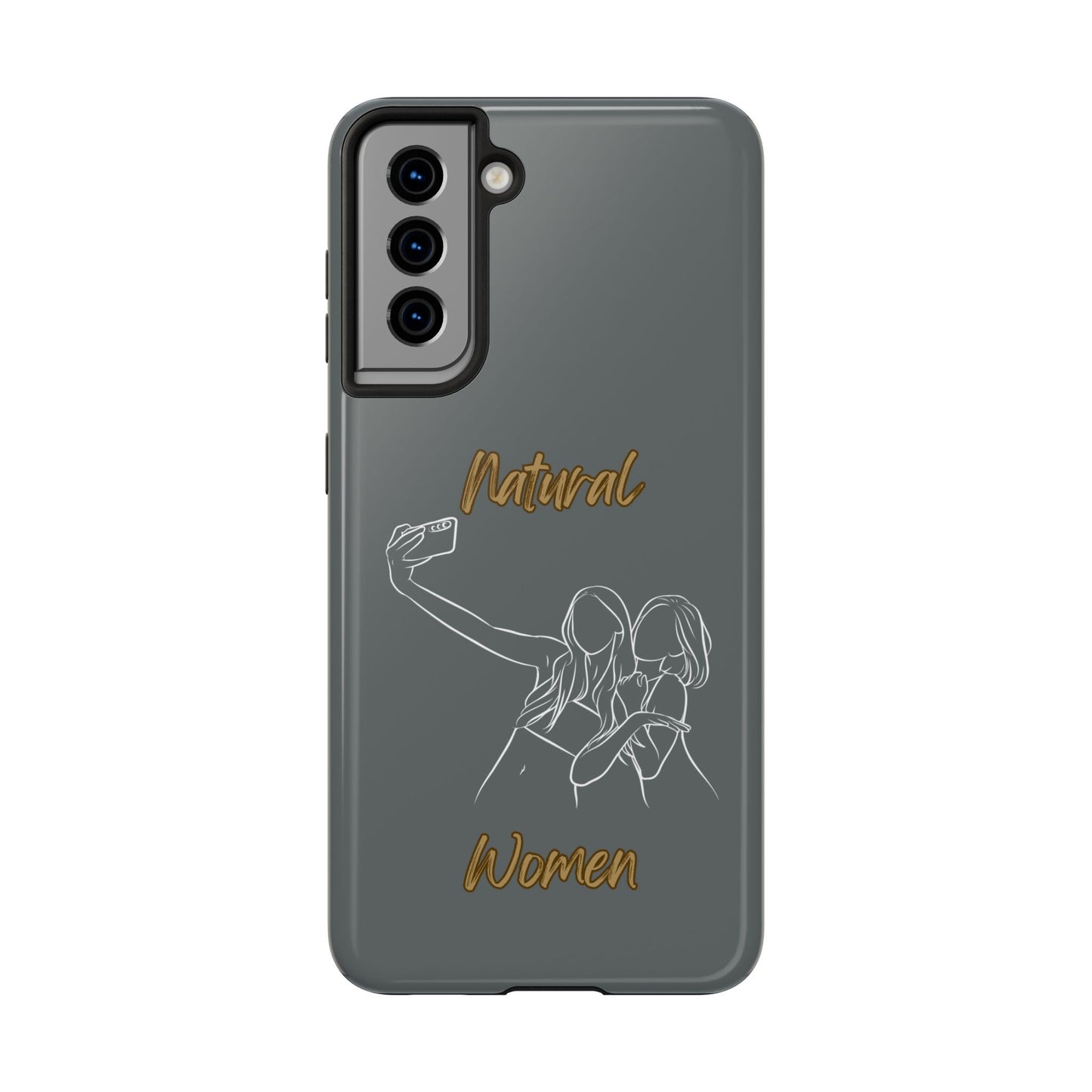 Natural Woman Friends Selfie (WL)Tough Phone Cases DARK GREY