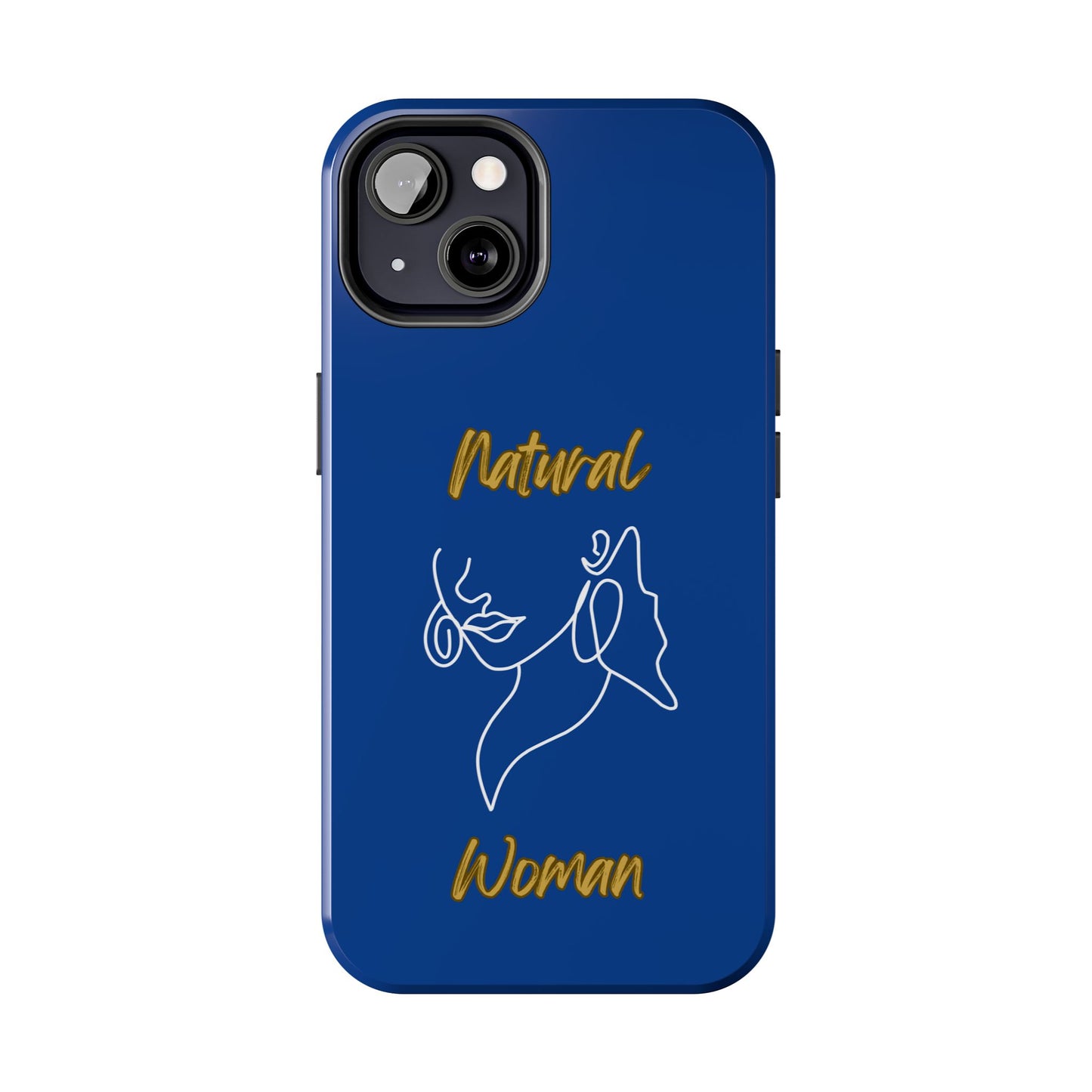 Natural Woman Lips (WL)Tough Phone Cases DARK BLUE