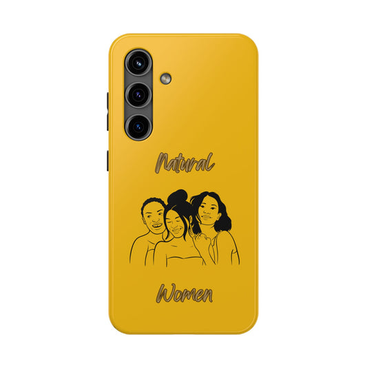Natural Women Laughing Friends (BL)Tough Phone Cases YELLOW