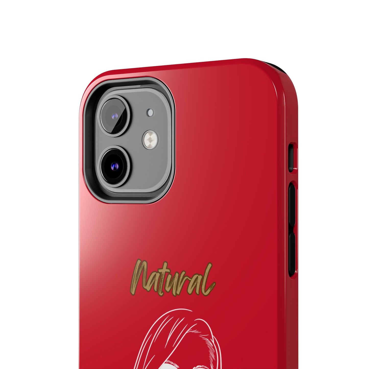 Natural Woman Shades (WL)Tough Phone Cases DARK RED