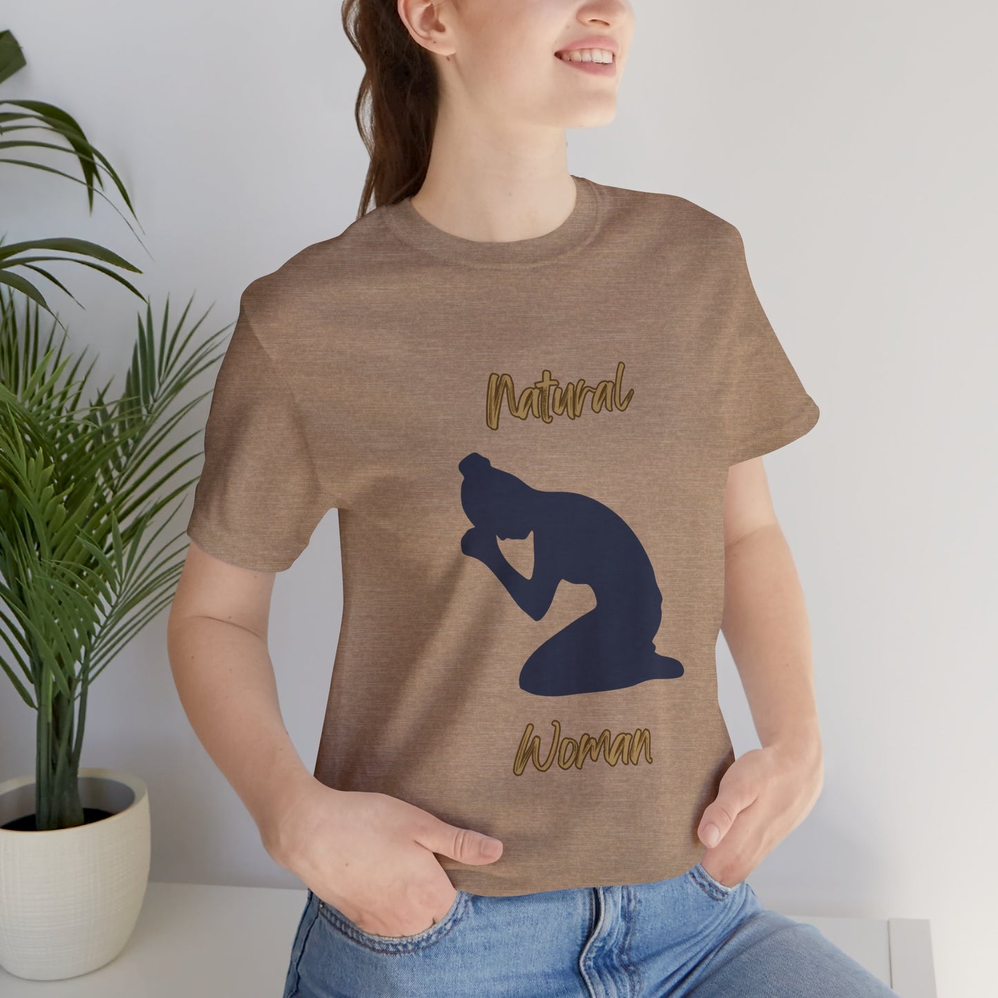 Natural Woman Pray (BL) Short Sleeve T-Shirt