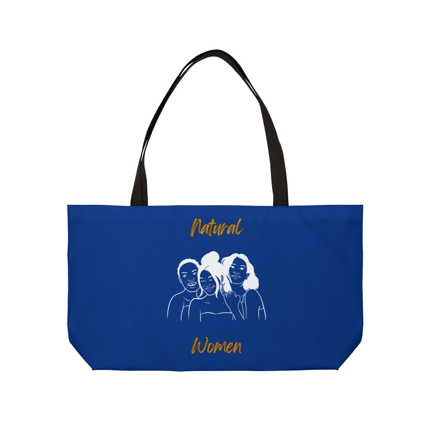 Natural Women Laughing Friends (WL) Weekender Tote Bag DARK BLUE