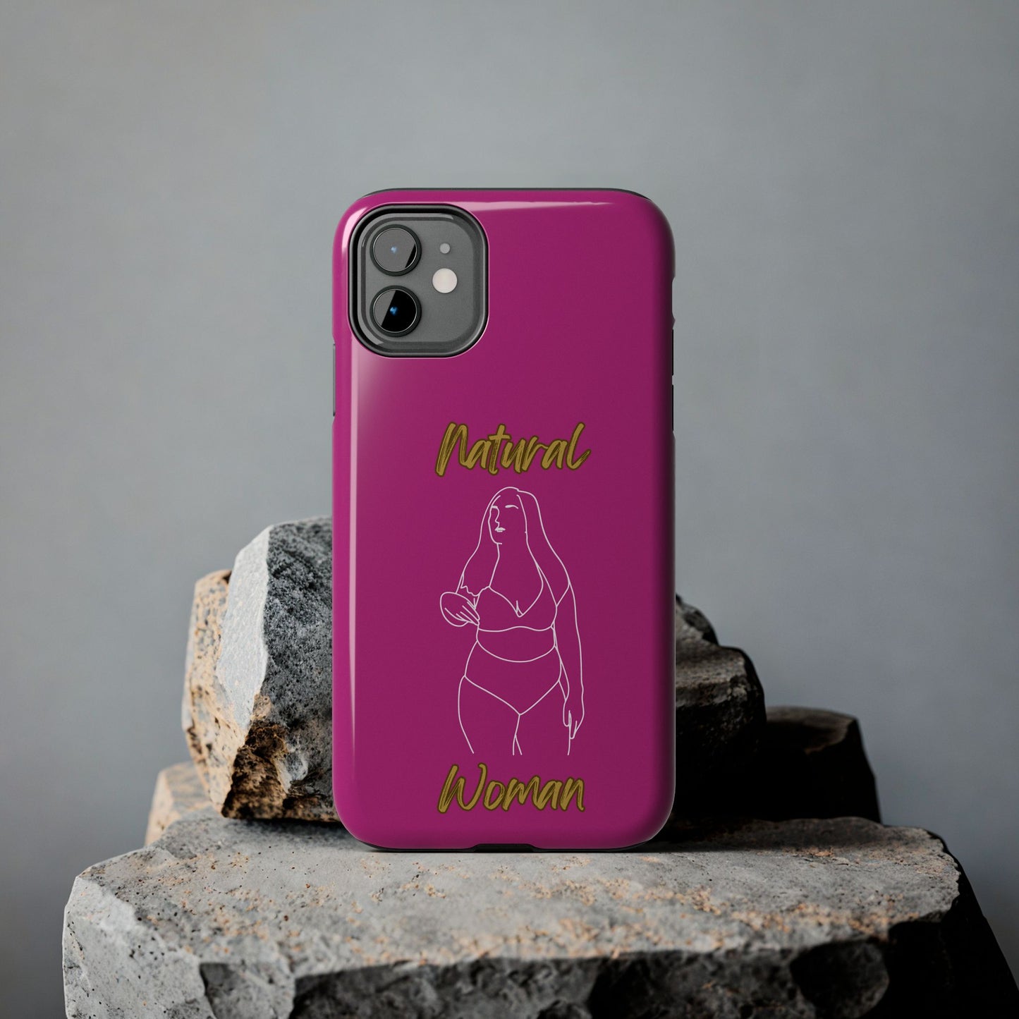 Natural Woman Full Beauty (WL)Tough Phone Cases PINK