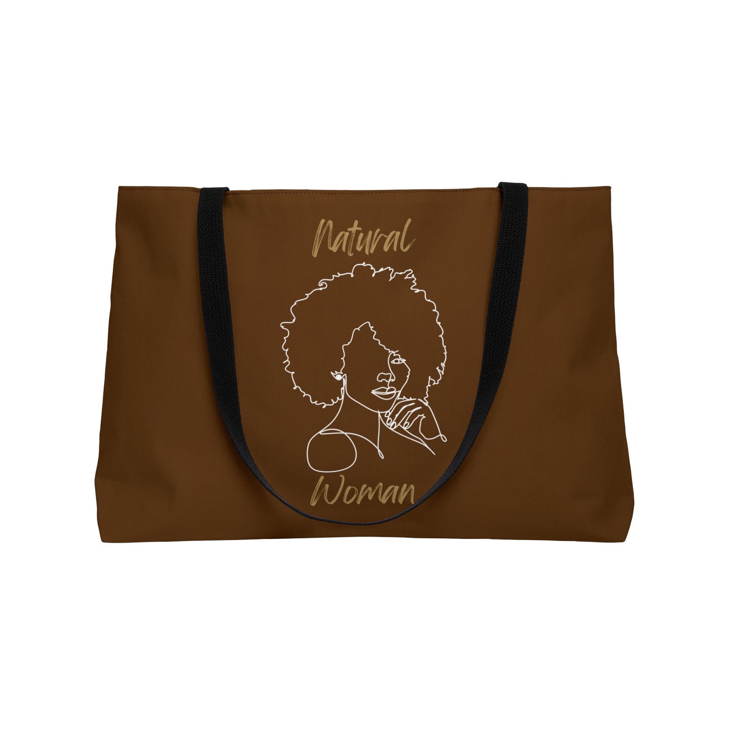 Natural Woman The Look (WL) Weekender Tote Bag BROWN
