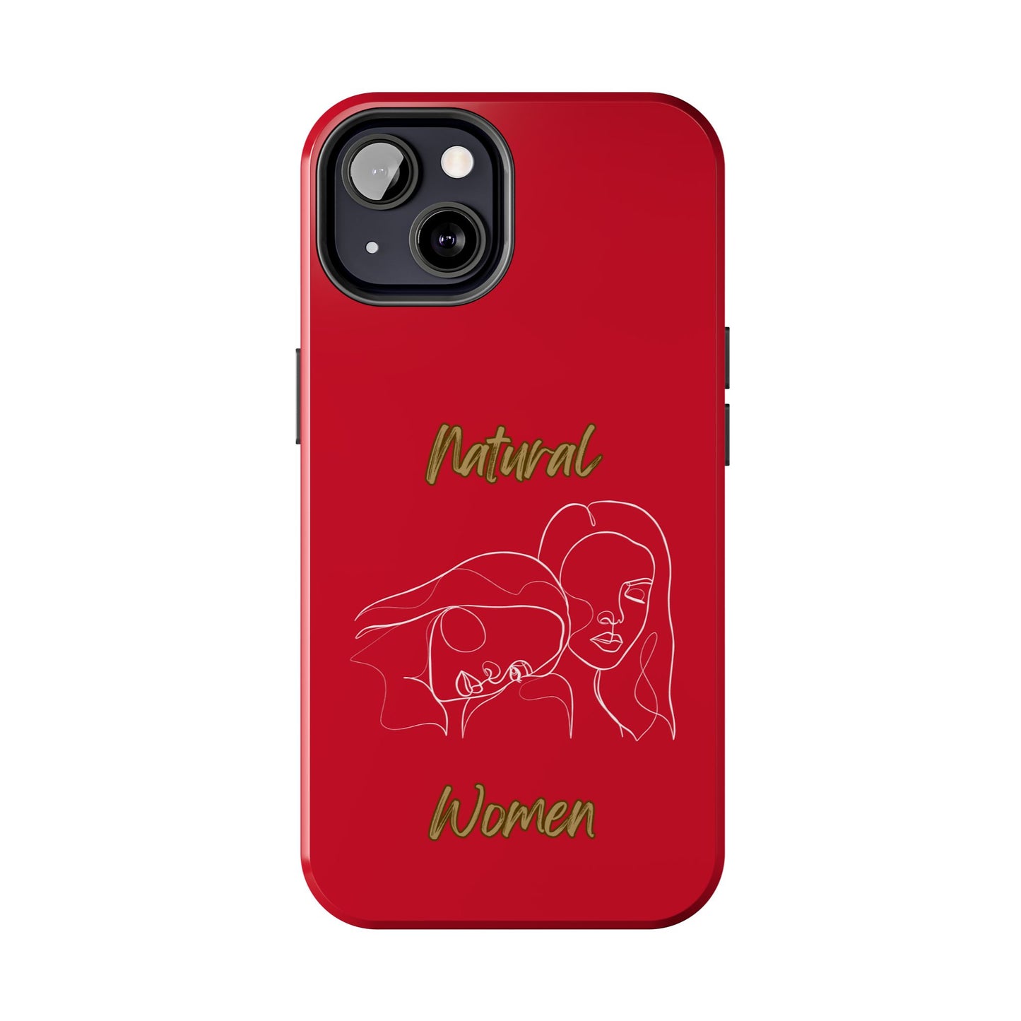 Natural Woman Sisters (WL)Tough Phone Cases DARK RED