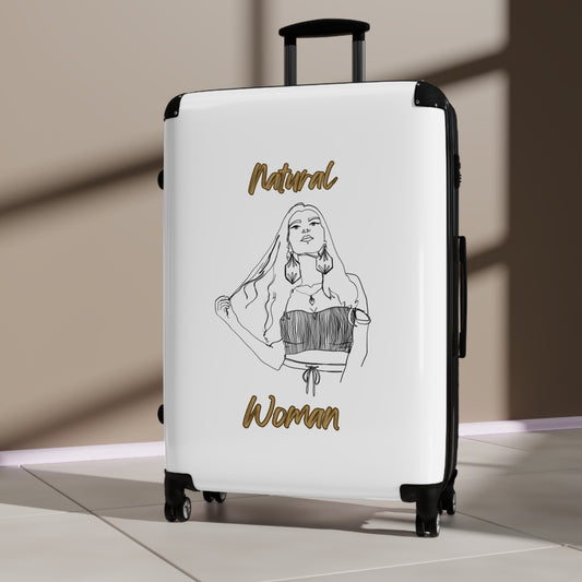 Natural Woman Thinking (BL) Suitcase WHITE