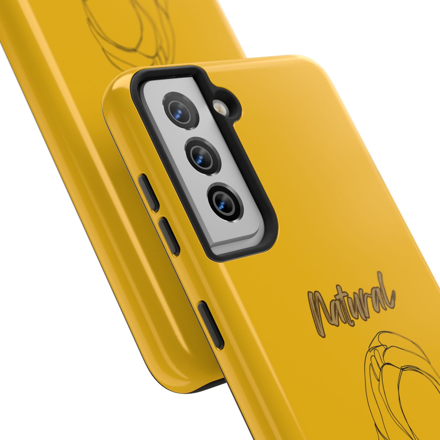 Natural Woman Towel Wrapped (BL)Tough Phone Cases YELLOW