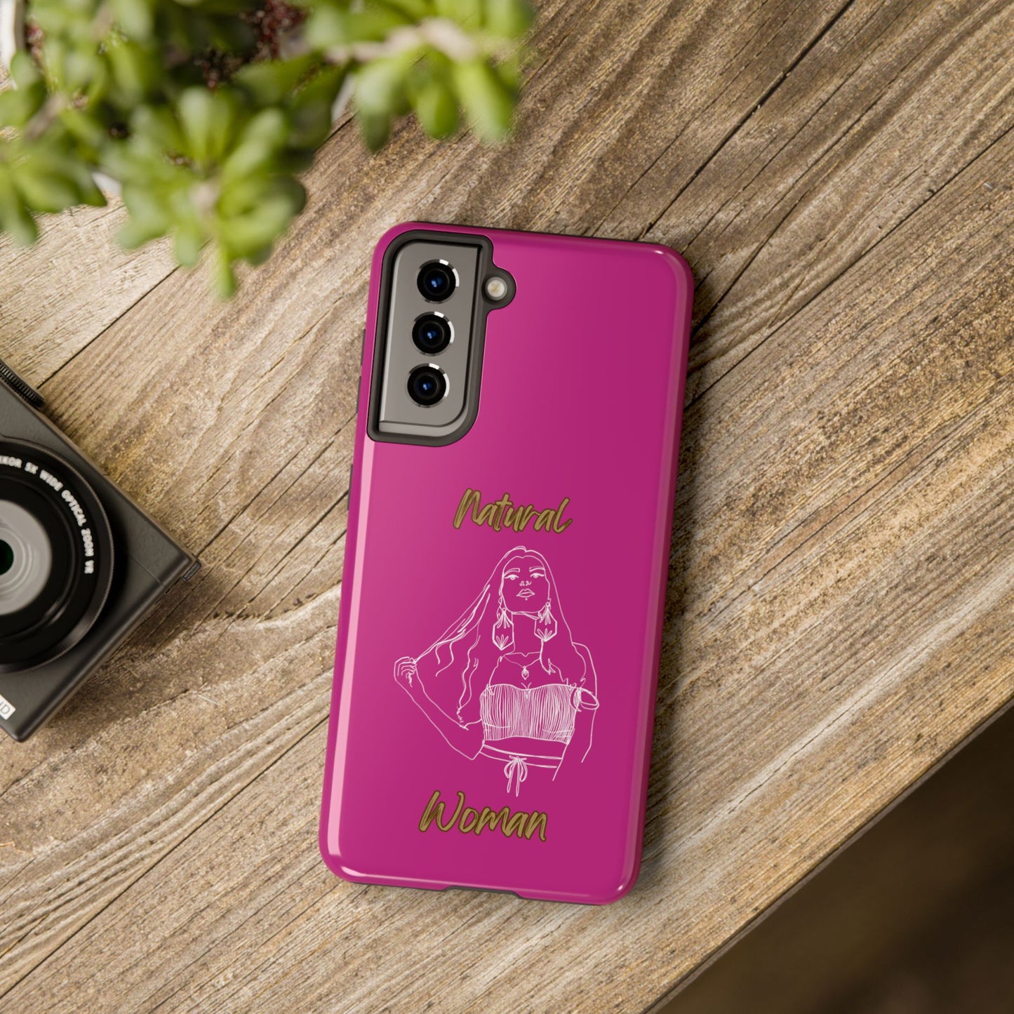 Natural Woman Thinking (WL)Tough Phone Cases PINK