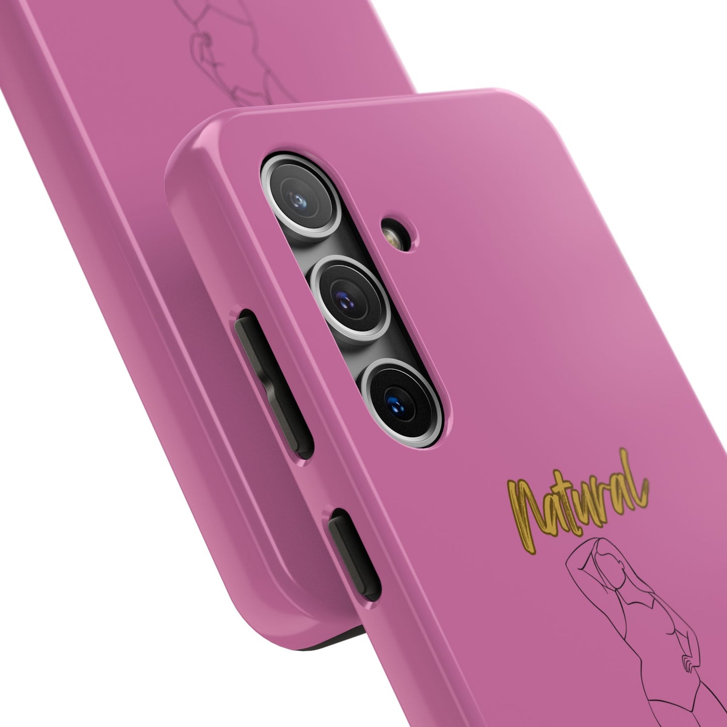 Natural Woman Looking Good (BL)Tough Phone Cases LIGHT PINK