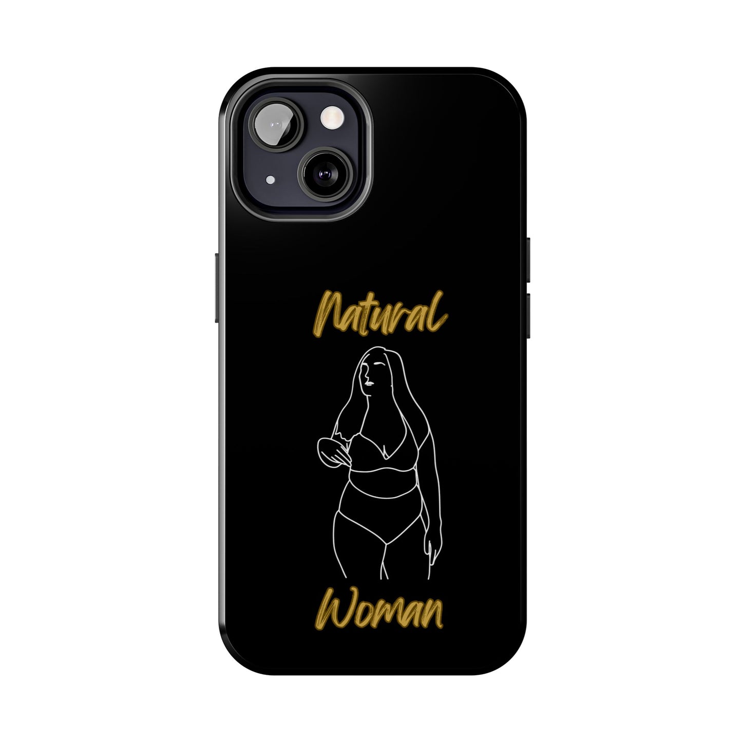 Natural Woman Full Beauty (WL)Tough Phone Cases BLACK