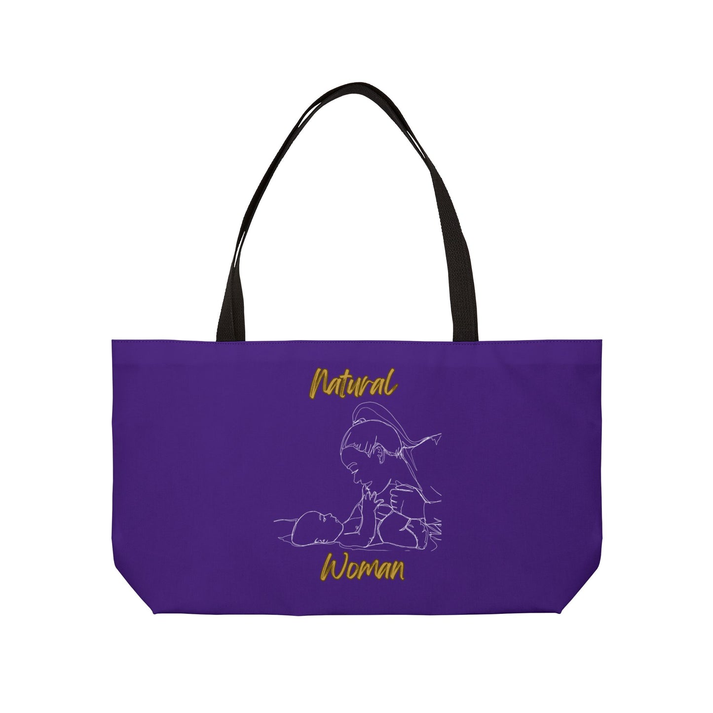 Natural Woman New Life (WL) Weekender Tote Bag PURPLE