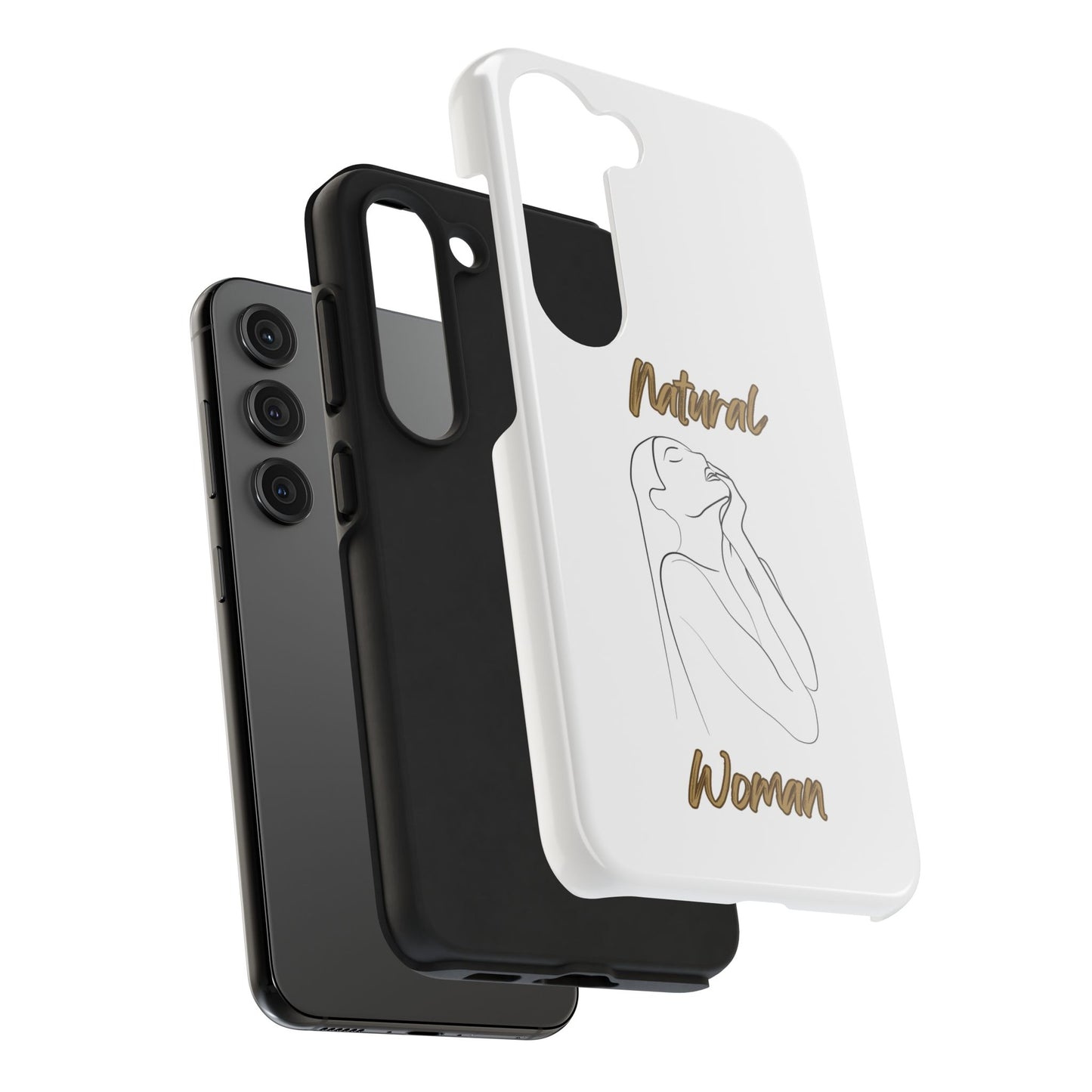Natural Woman Thank You (BL) Tough Phone Cases WHITE