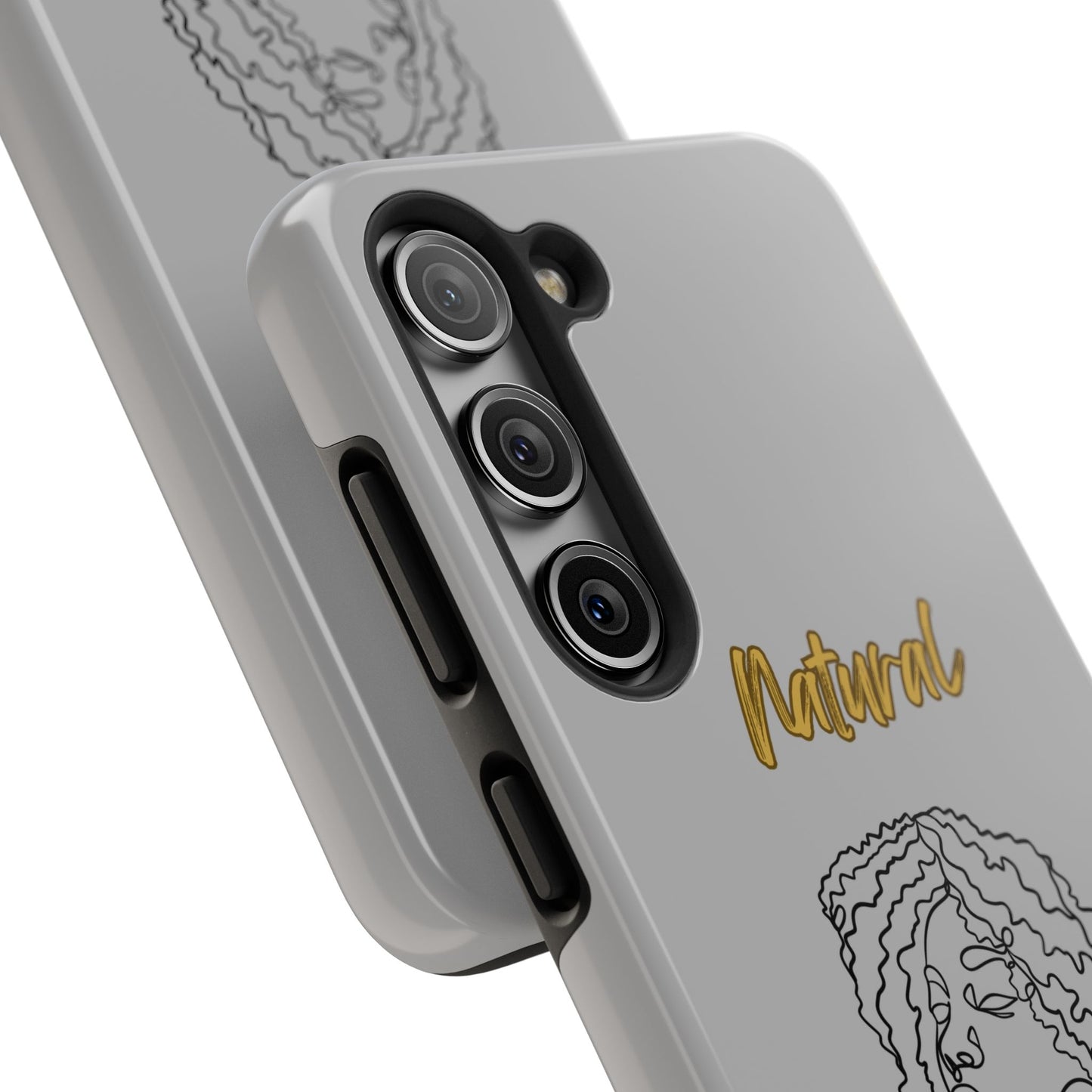 Natural Woman Naturally Me (BL)Tough Phone Cases LIGHT GREY