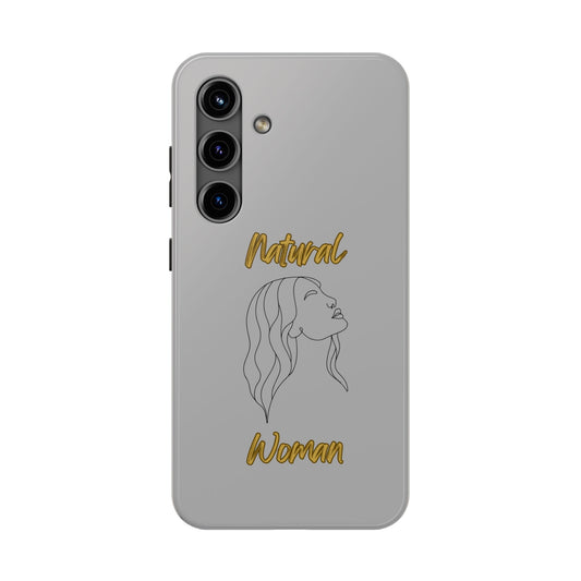 Natural Woman Breeze On Face (BL)Tough Phone Cases LIGHT GREY