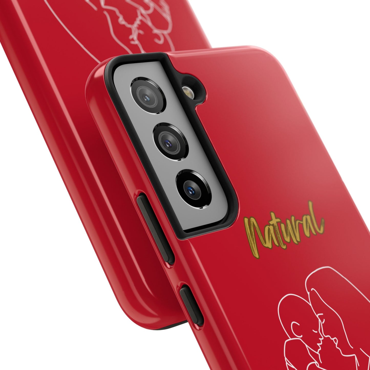 Natural Woman Joy (WL) Tough Phone Cases DARK RED