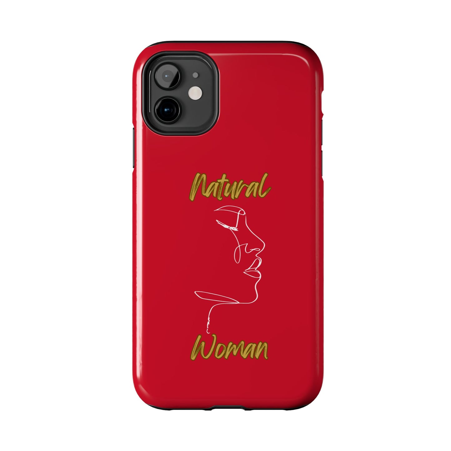 Natural Woman Timeless (WL)Tough Phone Cases DARK RED