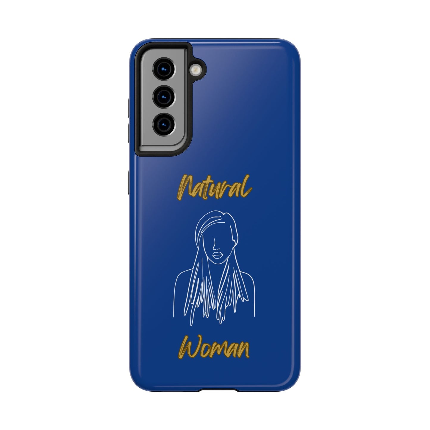 Natural Woman Content (WL)Tough Phone Cases DARK BLUE