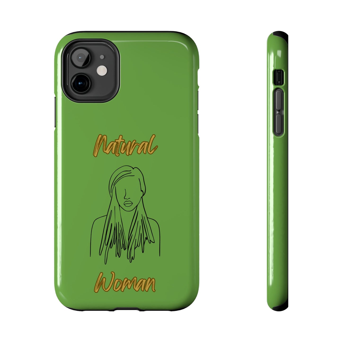 Natural Woman Content (BL)Tough Phone Cases GREEN