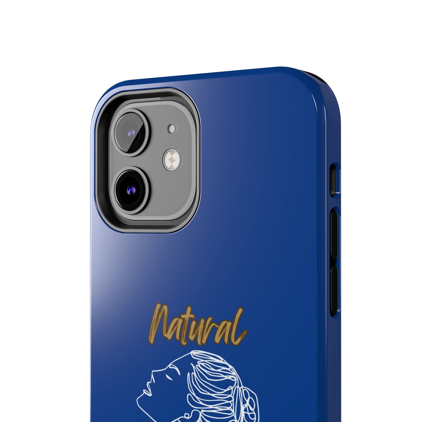 Natural Woman Wet Bun (WL) Tough Phone Cases DARK BLUE