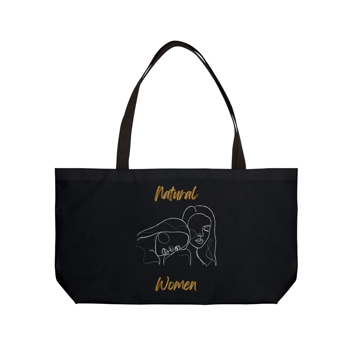 Natural Women Sisters (WL) Weekender Tote Bag BLACK