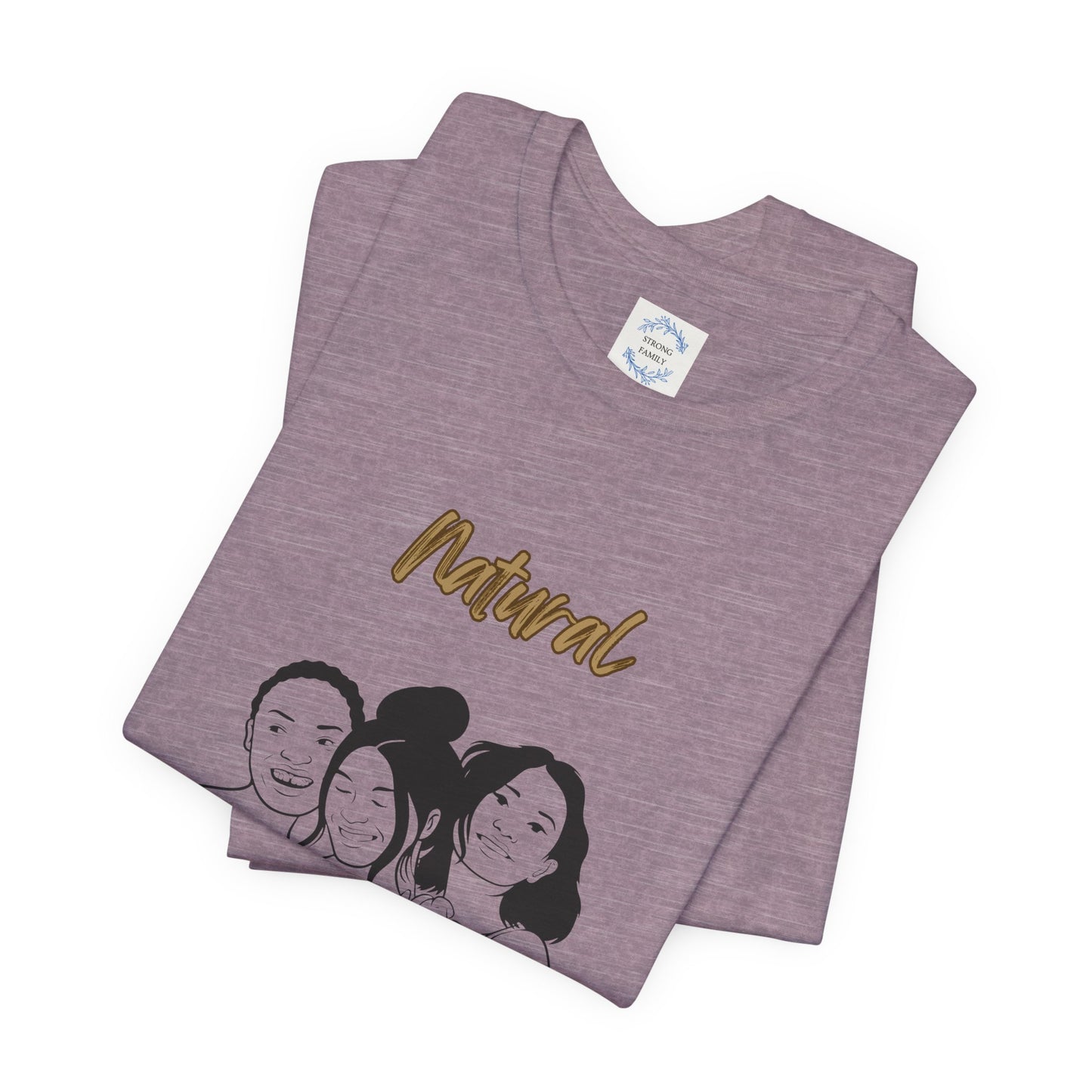 Natural Woman Laughing Friends (BL) Short Sleeve T-Shirt