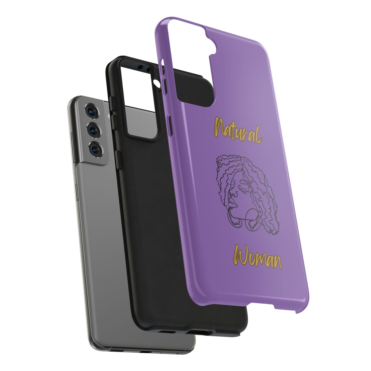 Natural Woman Naturally Me (BL)Tough Phone Cases LIGHT PURPLE
