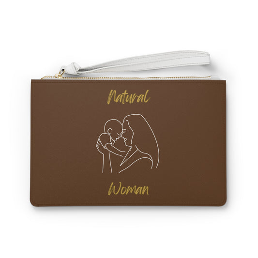 Natural Woman Joy (WL) Clutch Bag BROWN