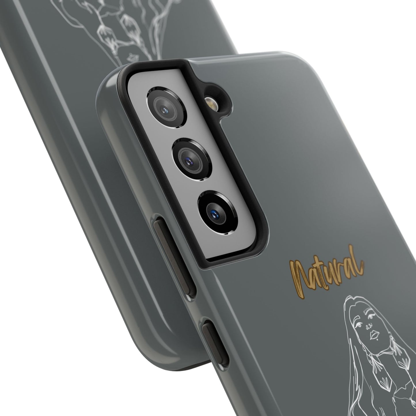 Natural Woman Thinking (WL)Tough Phone Cases DARK GREY
