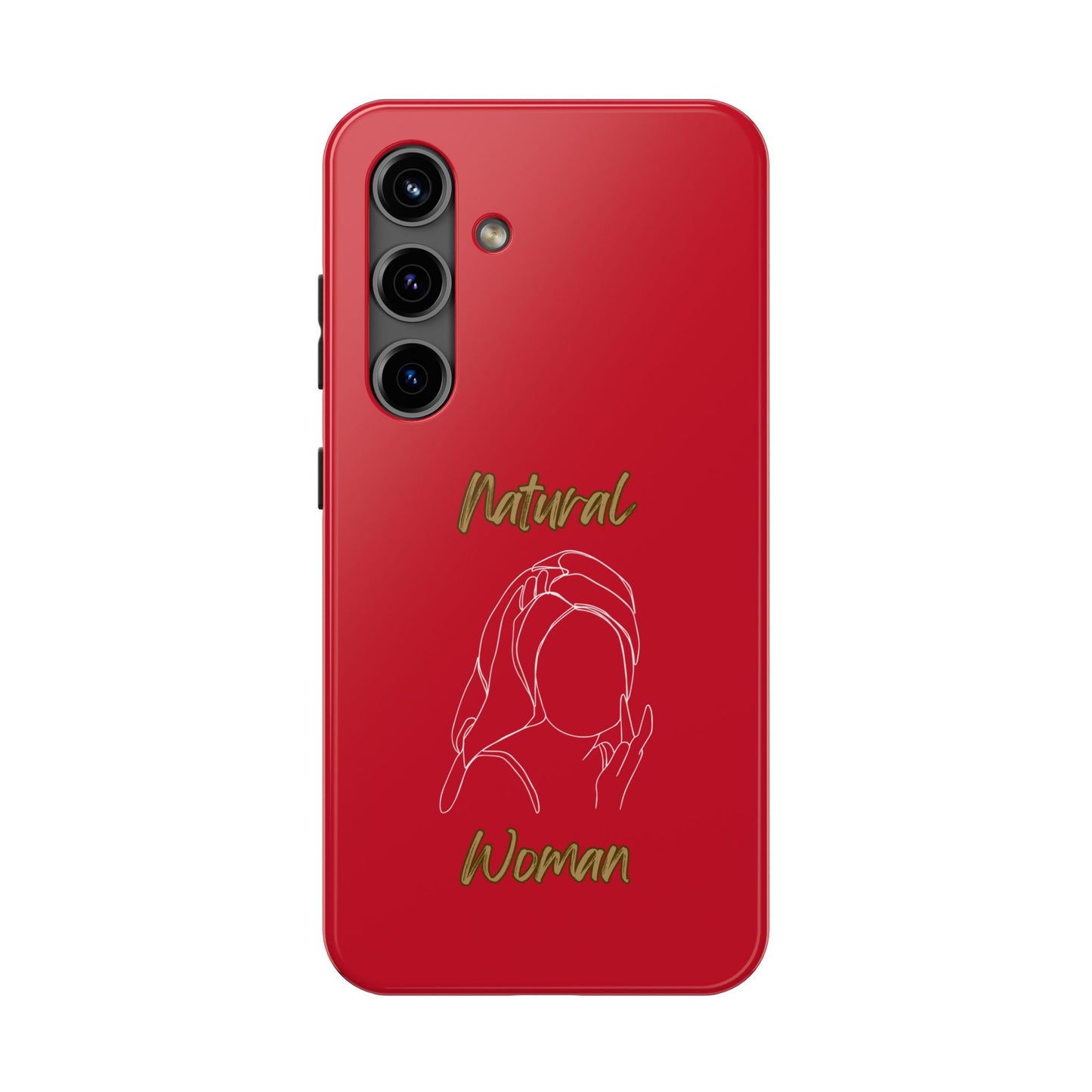 Natural Woman Towel Wrapped (WL)Tough Phone Cases DARK RED