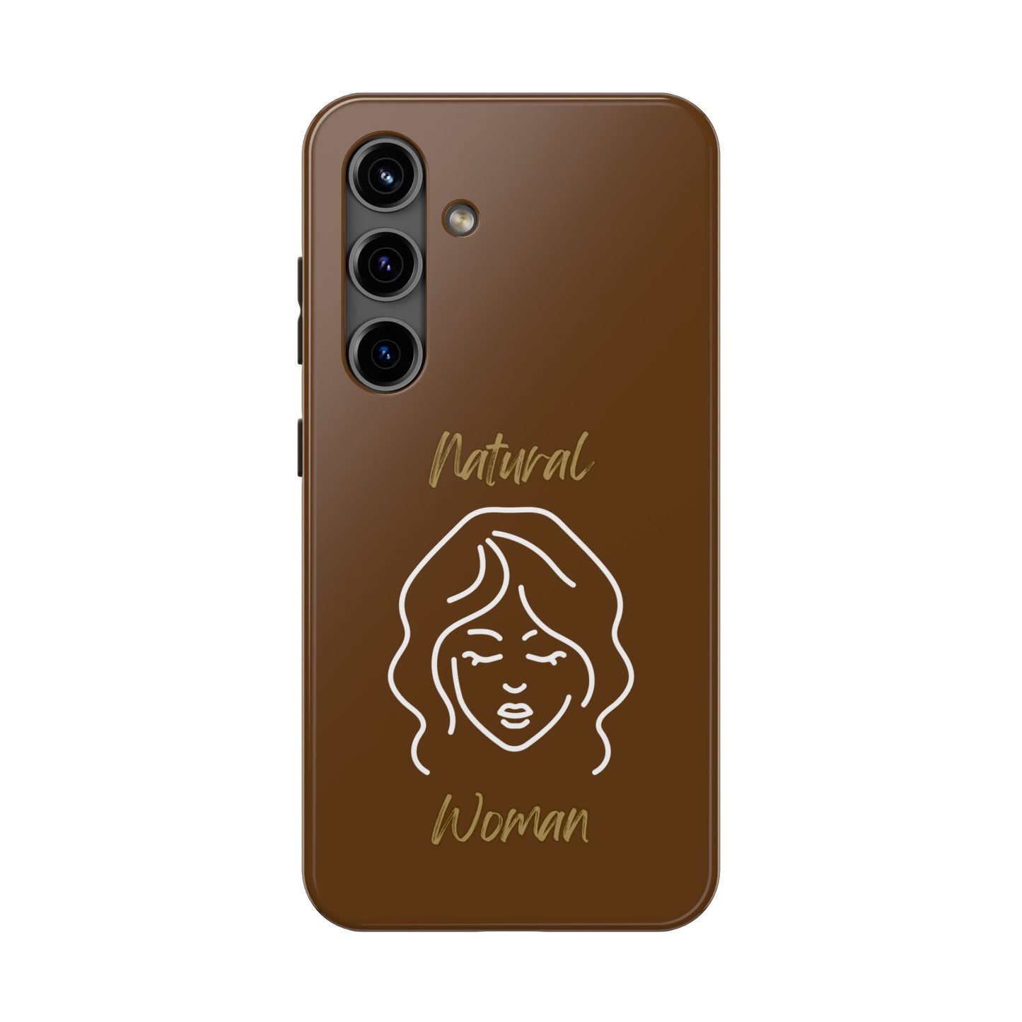Natural Woman Modest (WL)Tough Phone Cases BROWN