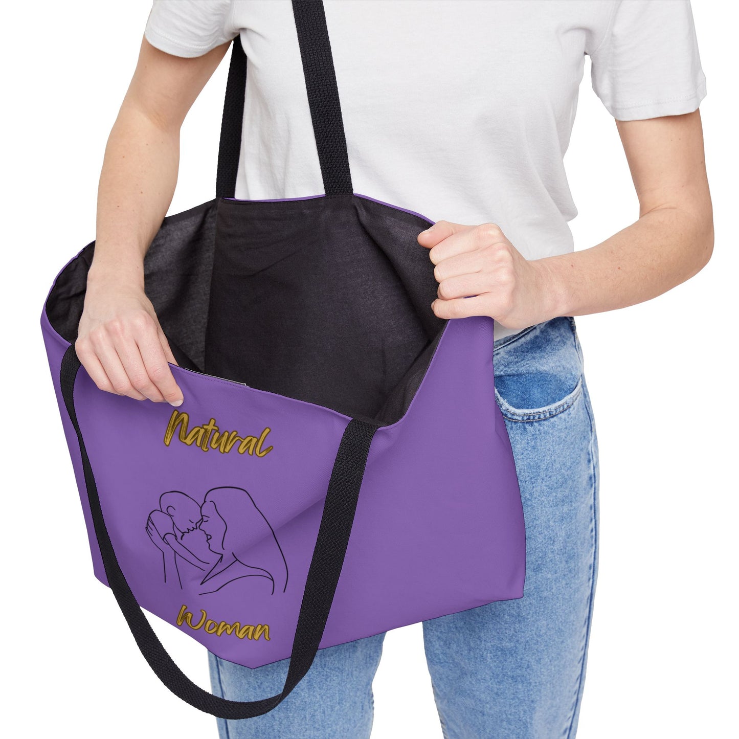 Natural Woman Joy (BL) Weekender Tote Bag LIGHT PURPLE