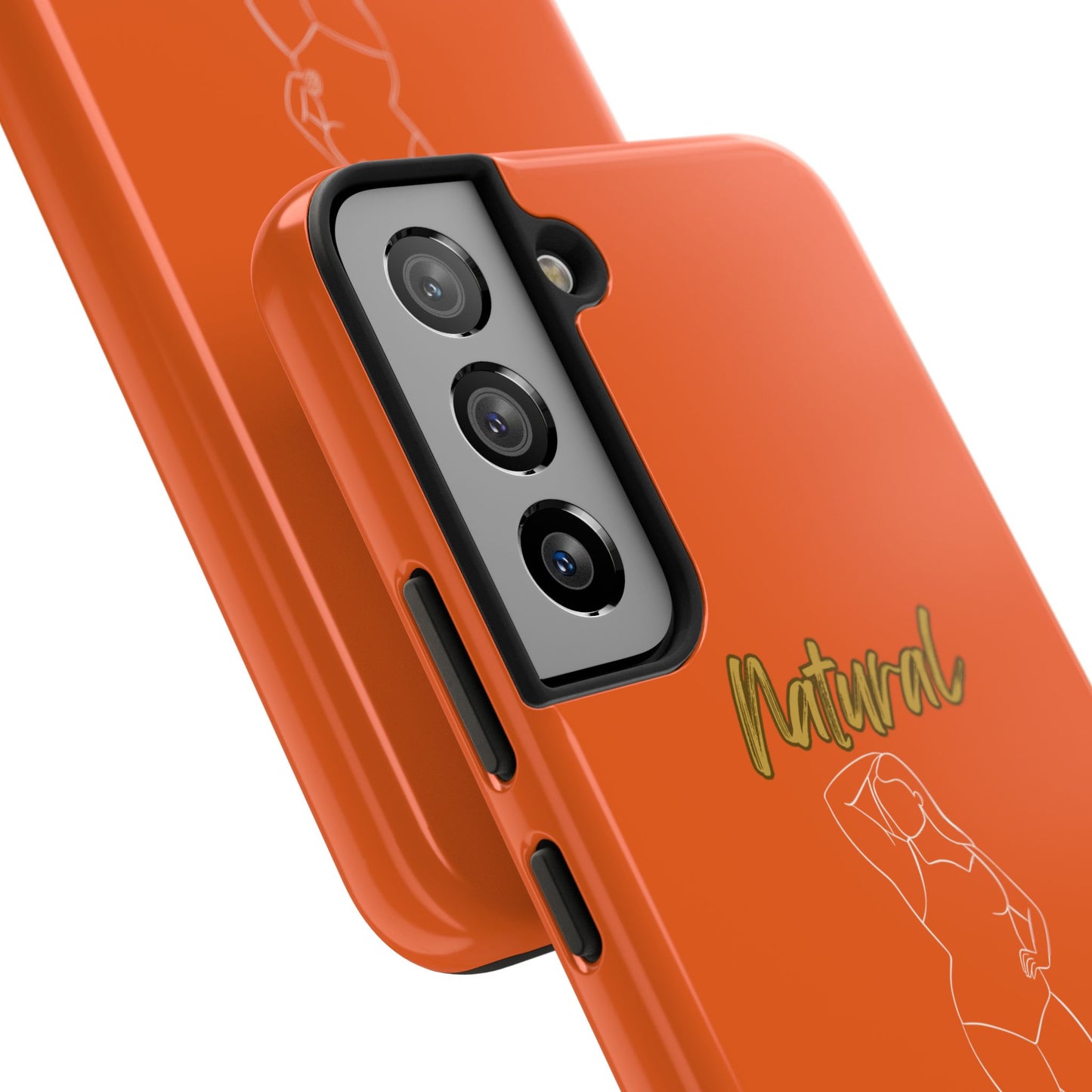 Natural Woman Looking Good (WL)Tough Phone Cases ORANGE